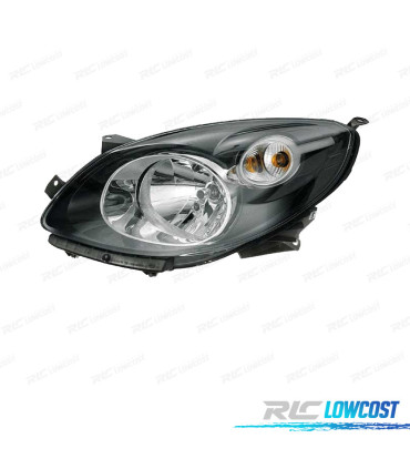 FAROL ESQ OPTICAS PARA RENAULT TWINGO 07-12 PRETO