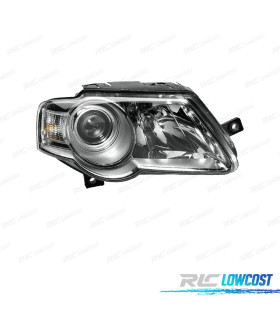 FAROL DIR OPTICAS PARA VOLKSWAGEN VW PASSAT 05-10 FUNDO CROMADO