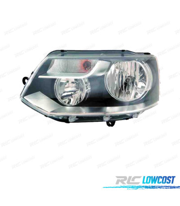 FAROL ESQ OPTICAS PARA VOLKSWAGEN VW TRANSPORTER T5 10- PRETO