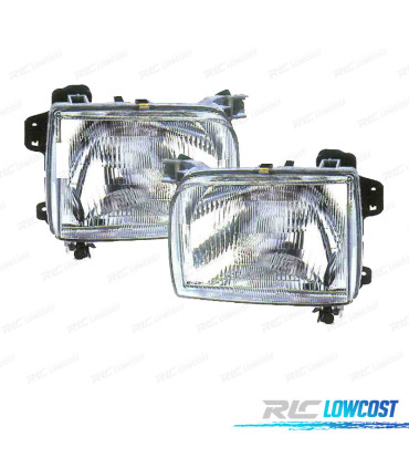 FARÓIS OPTICAS PARA NISSAN NAVARA PICK-UP 720 D22 98-00