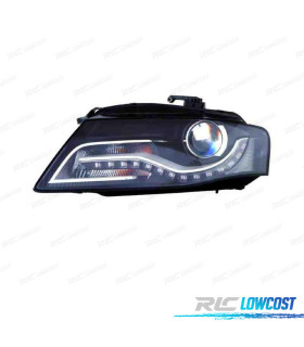 FAROL ESQ XENON AUDI A4 08-11 FUNDO PRETO