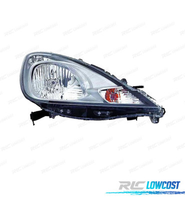 FAROL DIR HONDA JAZZ 10-13 FUNDO CROMADO