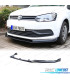 SPOILER LIP VOLKSWAGEN VW POLO 6C 14-17 PRETO BRILHANTE