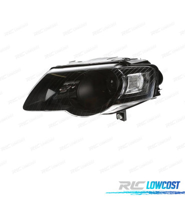 FAROL ESQ OPTICAS PARA VOLKSWAGEN VW PASSAT 05-10 FUNDO PRETO