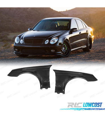 CONJUNTO GUARDA-LAMAS PARA MERCEDES CLASSE E W211 02-09 ALUMINIO