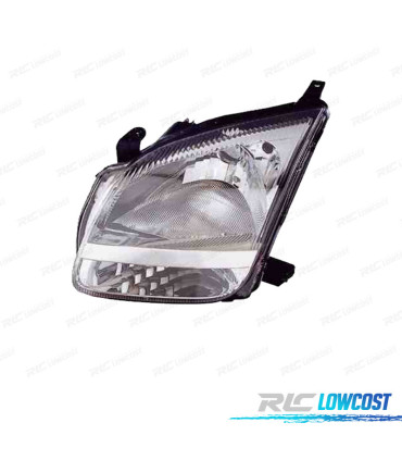 FAROL OPTICA ESQ PARA SUZUKI IGNIS 04- CROMADO