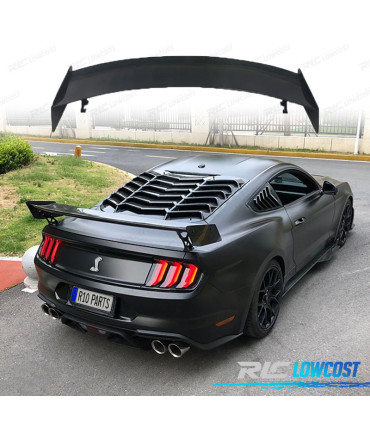 AILERON SPOILER FORD MUSTANG 15-21 LOOK GT500 ABS PRETO