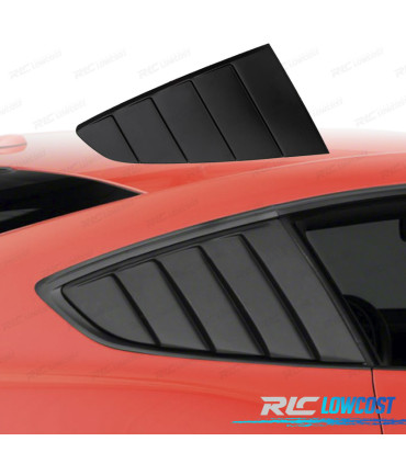 PERSIANA PARA VIDRO LATERAL FORD MUSTANG 15-22 LOOK GT500 PRETO
