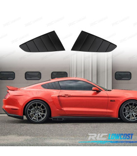 PERSIANA PARA VIDRO LATERAL FORD MUSTANG 15-22 LOOK GT500 PRETO