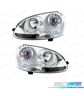 FARÓIS ÓPTICAS PARA VOLKSWAGEN VW GOLF V 03-08 JETTA III 05-10
