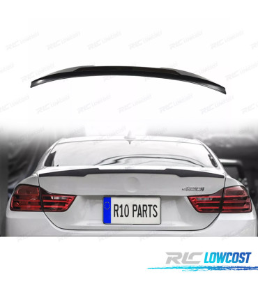 SPOILER AILERON BMW F36 LOOK M PERFORMANCE PRETO BRILHANTE