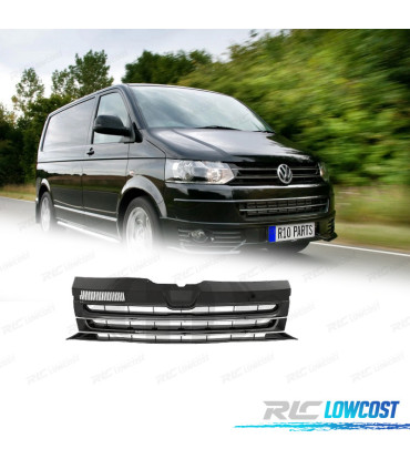 GRELHA FRONTAL DESPORTIVA VOLKSWAGEN VW T5 CARAVELLE MULTIVAN 10-15 PRETO BRILHANTE