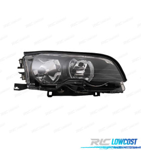 FAROL DIR OPTICAS BMW SERIE 3 E46 COUPÉ FUNDO PRETO 01-03