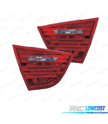 FAROLINS PARA BMW E90 4P 08-11 BRANCA LED VERMELHO