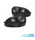 FARÓIS OPTICAS PARA VOLKSWAGEN VW GOLF V 03-08 FUNDO PRETO