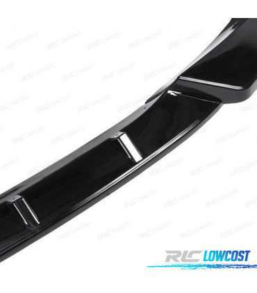 SPOILER LIP FRONTAL PARA BMW SERIE 3 G20 19- LOOK M PERFORMANCE II PRETO BRILHANTE