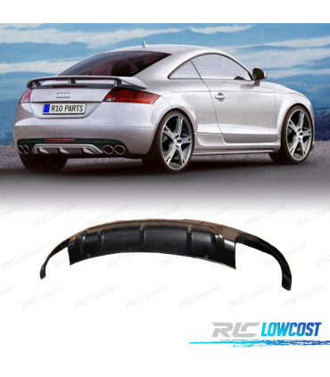 DIFUSOR TRASEIRO AUDI TT 8J 06-14 LOOK ABT NAO S-LINE
