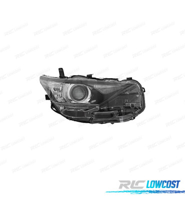 FAROL LED DIR TOYOTA AURIS 15-19 FUNDO NEGRO