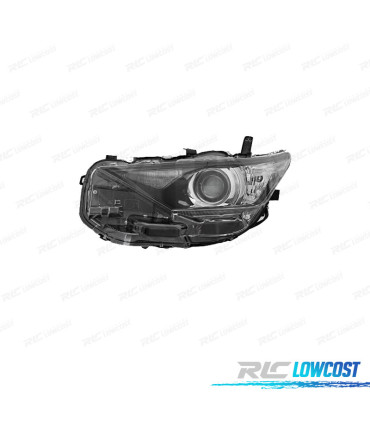 FAROL LED ESQ TOYOTA AURIS 15-19 FUNDO NEGRO