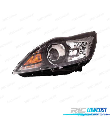 FAROL ESQ XENON FORD FOCUS III 08-10 FUNDO PRETO