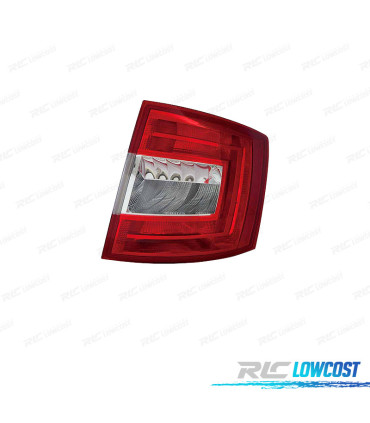 FAROLIN DIR PARA SKODA OCTAVIA KOMBI 13-16 BRANCO VERMELHO