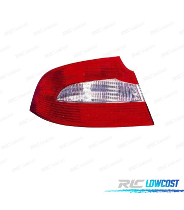 FAROLIN ESQ PARA SKODA SUPERB 08-13 BRANCO VERMELHO