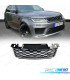 GRELHA DIANTEIRA PARA RANGE ROVER SPORT 17-22 PRETO BRILHANTE PRATEADO