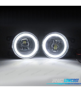FARÓIS DE NEVOEIRO ANGEL EYES CCFL SUZUKI RENAULT OPEL PEUGEOT FORD CITROEN 97-13 VIDRO CLARO