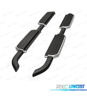 ESTRIBOS LATERAIS LAND ROVER DEFENDER 110 130 20- CINZENTO