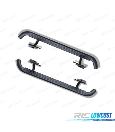 ESTRIBOS LATERAIS LAND ROVER DEFENDER 110 PRETO 83-16