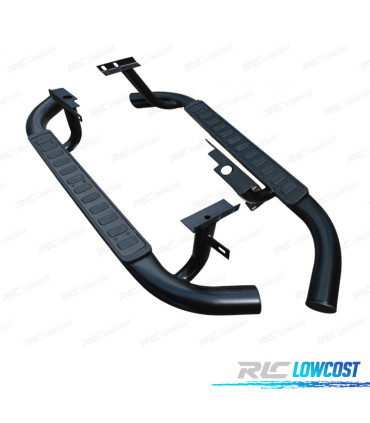 ESTRIBOS LATERAIS LAND ROVER DEFENDER 90 83-16 PRETO