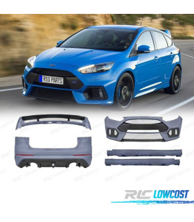 KIT DE CARROÇARIA PARA FORD FOCUS 14-17 LOOK RS PDC SRA