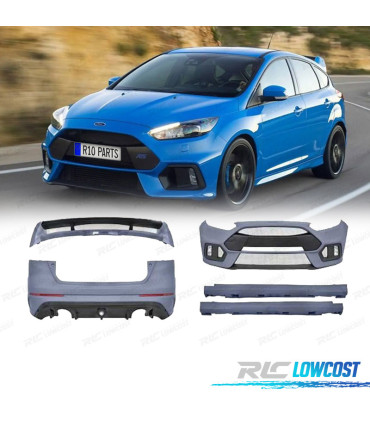 KIT DE CARROÇARIA PARA FORD FOCUS 14-17 LOOK RS PDC SRA