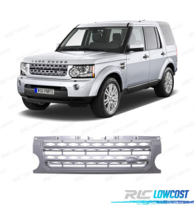 GRELHA LAND ROVER DISCOVERY III 05-09 LOOK DISCOVERY 4 PRATA MATE