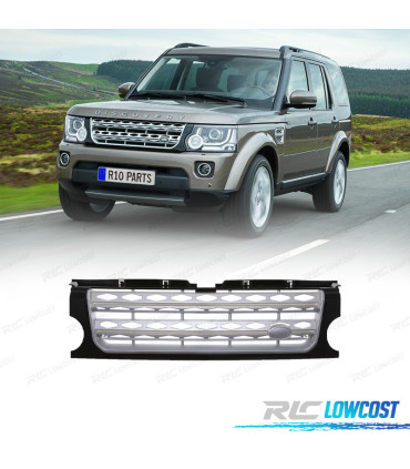 GRELHA LAND ROVER DISCOVERY III 05-09 LOOK DISCOVERY 4 PRETO BRILHANTE PRATA