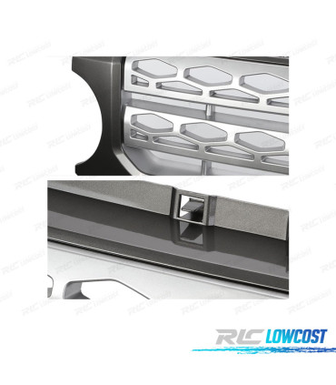 GRELHA LAND ROVER DISCOVERY III 05-09 PRETO PRATA