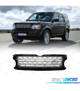 GRELHA LAND ROVER DISCOVERY IV 09-16 PRETO BRILHANTE PRATA