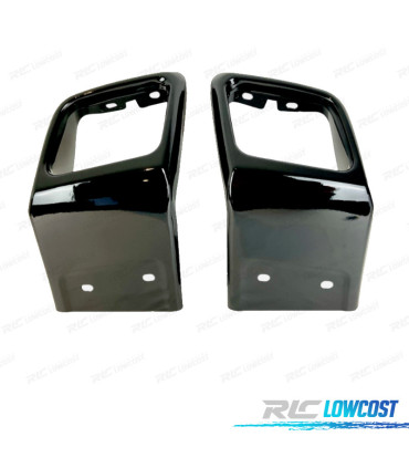 PONTEIRAS DE ESCAPE RANGE ROVER EVOQUE 10-18 LOOK DYNAMIC PRETO BRILHANTE