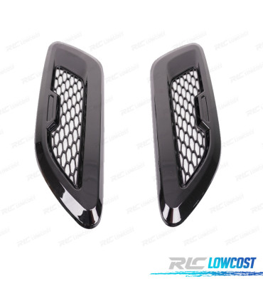 ENTRADAS DE AR RANGE ROVER EVOQUE LOOK SVR PRETO BRILHANTE