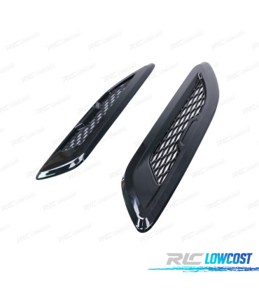 ENTRADAS DE AR RANGE ROVER EVOQUE LOOK SVR PRETO BRILHANTE