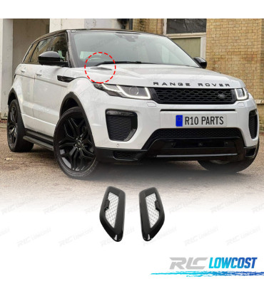 ENTRADAS DE AR RANGE ROVER EVOQUE 10-16 PRETO PRATEADO