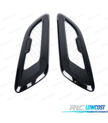 ENTRADAS DE AR RANGE ROVER EVOQUE 10-16 PRETO PRATEADO