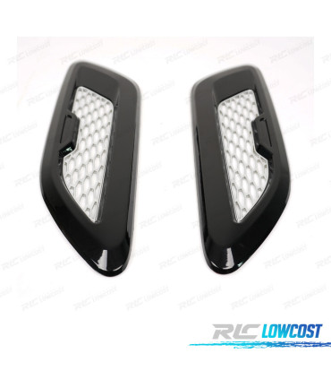 ENTRADAS DE AR RANGE ROVER EVOQUE 10-16 PRETO PRATEADO