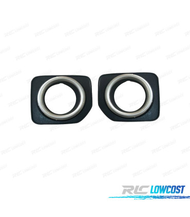 TAMPA MOLDURA FAROIS DE NEVOEIRO LAND ROVER DISCOVERY IV 15-17 PRETO CROMADO