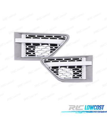 ENTRADAS DE AR LATERAIS RANGE ROVER SPORT 10-13 LOOK AUTOBIOGRAPHY CINZA PRATA