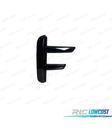 MOLDURAS DE FARÓIS NEVOEIRO LAND ROVER DISCOVERY V 17- LOOK DYNAMIC PRETO BRILHANTE