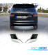 EMBELEZADORES DE ESCAPE PARA-CHOQUES TRASEIRO LAND ROVER DISCOVERY V 17- LOOK DYNAMIC HSE PRATA MATE PRETO