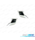 EMBELEZADORES DE ESCAPE PARA-CHOQUES TRASEIRO LAND ROVER DISCOVERY V 17- LOOK DYNAMIC HSE PRATA MATE PRETO