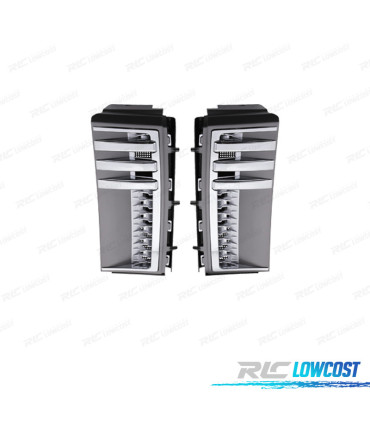ENTRADAS DE AR LATERAIS RANGE ROVER VOGUE 05-12 LOOK AUTOBIOGRAPHY PRATA MATE CROMADO