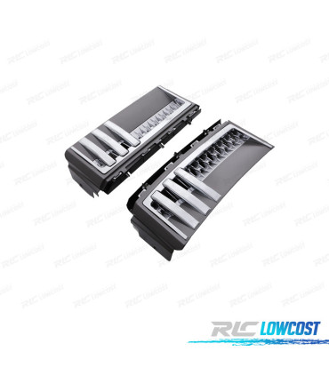 ENTRADAS DE AR LATERAIS RANGE ROVER VOGUE 05-12 LOOK AUTOBIOGRAPHY PRATA MATE CROMADO